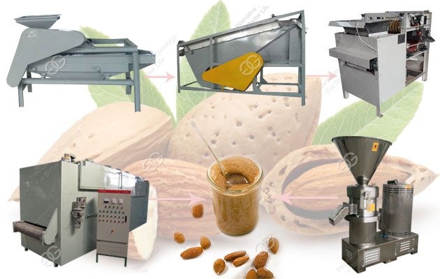 Almond|Apricot Kernel Butter Making Production Line Equipment 